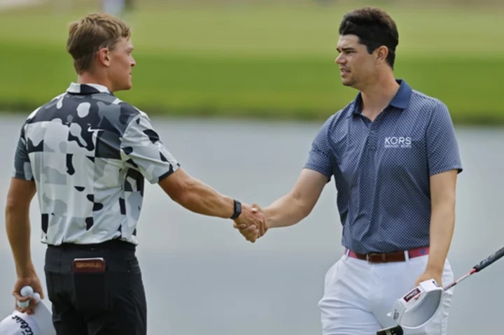 Lee Hodges gets his 1st PGA tour victory with a wire-to-wire win at the 3M Open, by 7 strokes