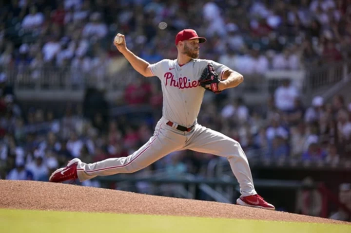 Wheeler strikes out 12 as Philadelphia Phillies top Atlanta Braves 2-1