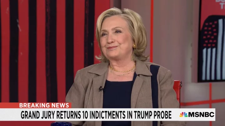 Hillary Clinton reveals one ‘satisfaction’ she gets from Trump’s indictment