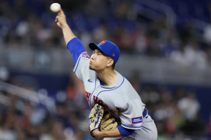 Mark Vientos homers twice, Senga goes 6 innings, Mets beat Marlins 8-3