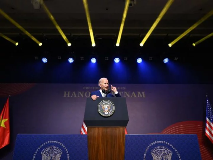 White House press secretary ends news conference as Biden is still responding to questions from reporters