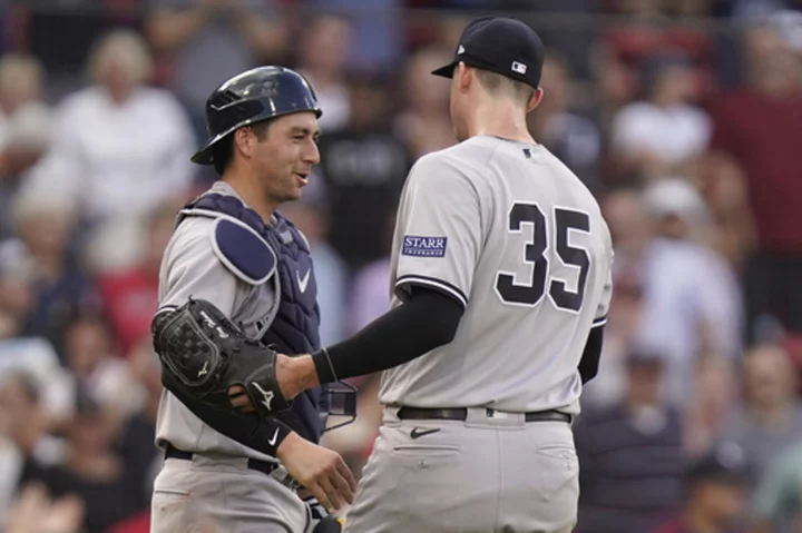 Yankees beat Red Sox 3-2 in doubleheader opener