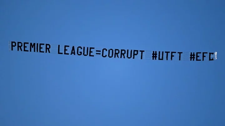 Why a 'Premier League = corrupt' banner flew over Man City's draw with Liverpool