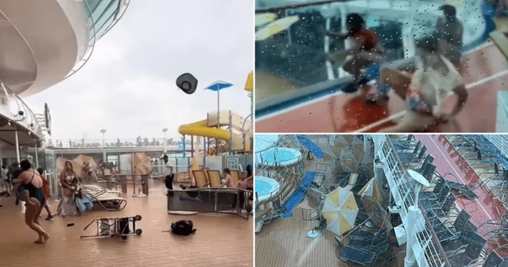 What is a weather microburst? Video footage shows deck chairs turned into projectiles on Florida cruise ship