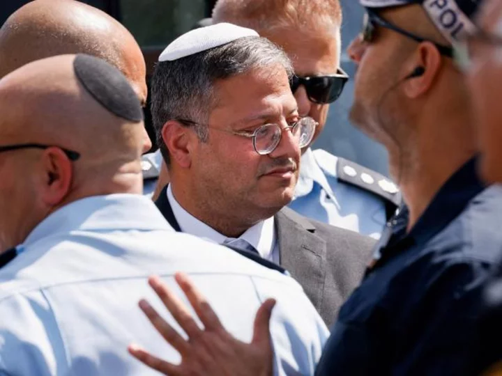 Divisive Israeli minister visits key Jerusalem holy site, drawing condemnation