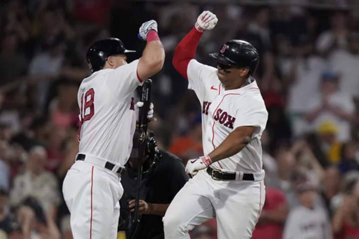 Devers and Duvall lead the Red Sox offense in a 6-1 win over the Mets