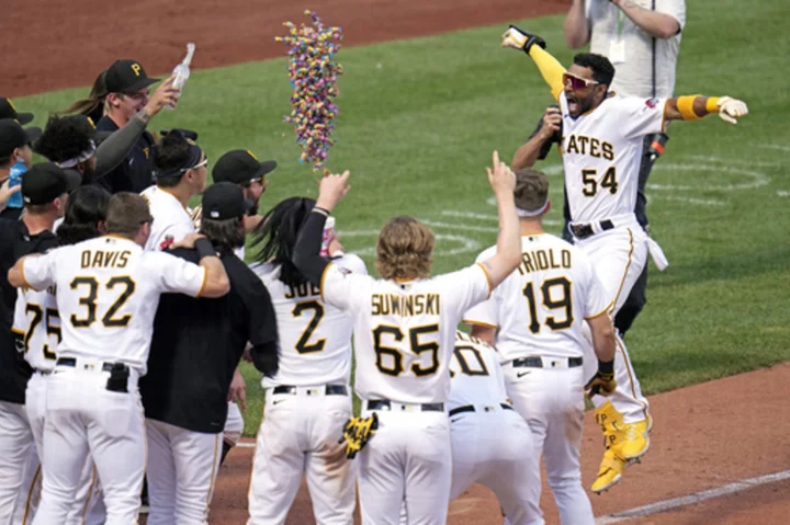 Josh Palacios hits 2-run home run in 10th, Pirates rally from down 2 twice to top Phillies 6-4