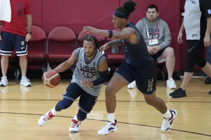 Days after his wedding, Jalen Brunson is on the court with USA Basketball.