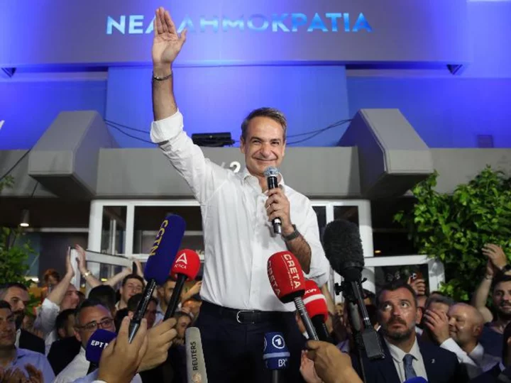 Greek PM Kyriakos Mitsotakis wins repeat election, securing clear parliamentary majority in early results