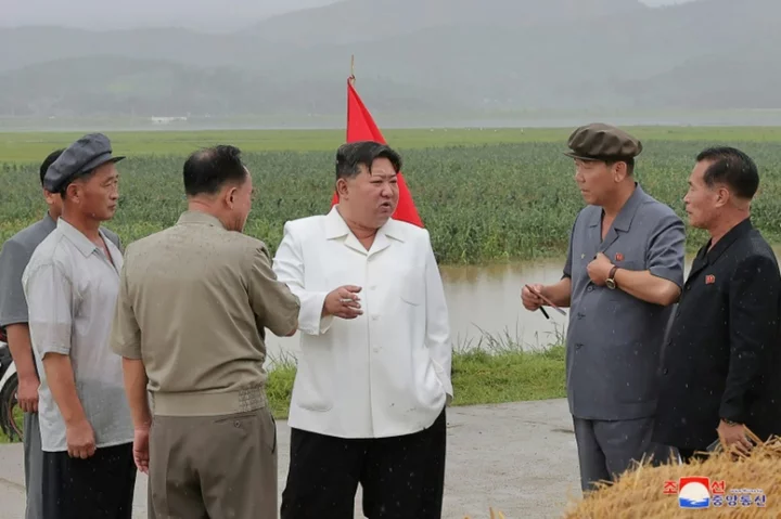 N. Korea's Kim berates officials over storm damage