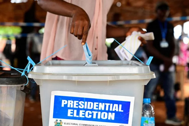 Sierra Leone president wins re-election, says electoral commission