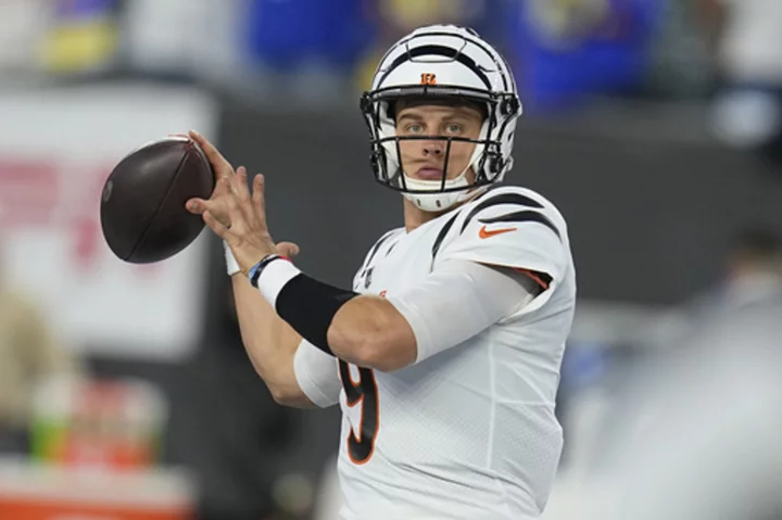 Joe Burrow starts for Bengals vs. Rams after being questionable with calf injury