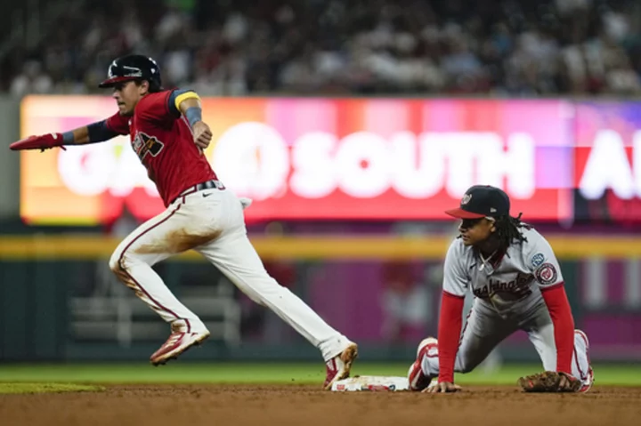 Nationals hit season-high 5 home runs, overpower Braves 10-6