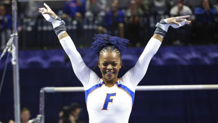 Ex-NCAA gymnastics champion Trinity Thomas eyes Paris Olympics with gas still in the tank