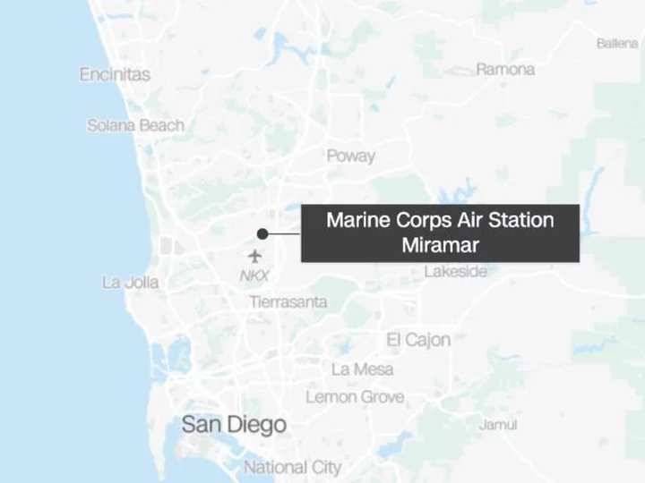 Pilot confirmed dead in US military jet crash in San Diego