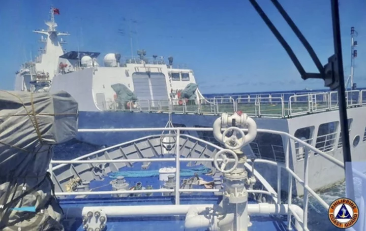 Philippine military condemns Chinese coast guard's use of water cannon on its boat in disputed sea