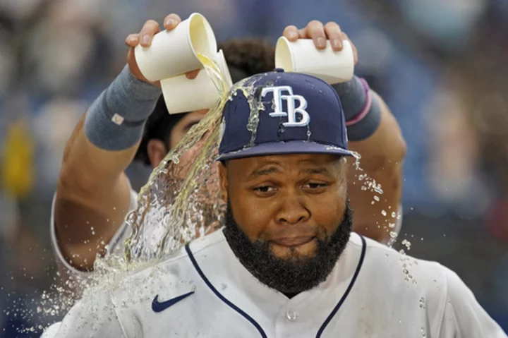 Playoff-bound Rays score 2 in 9th to beat Angels 5-4