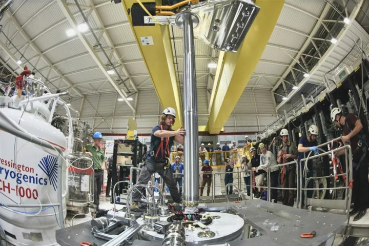 Mysterious antimatter observed falling down for first time