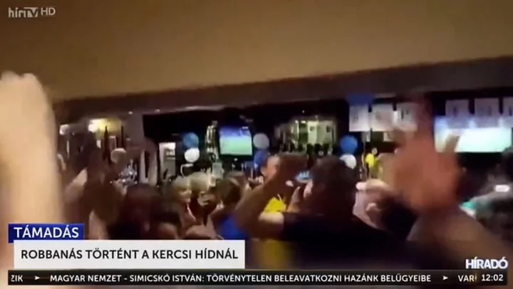 Hungarian news channel mistakes Wigan football fans for ‘Ukrainians celebrating Crimea bridge attack’