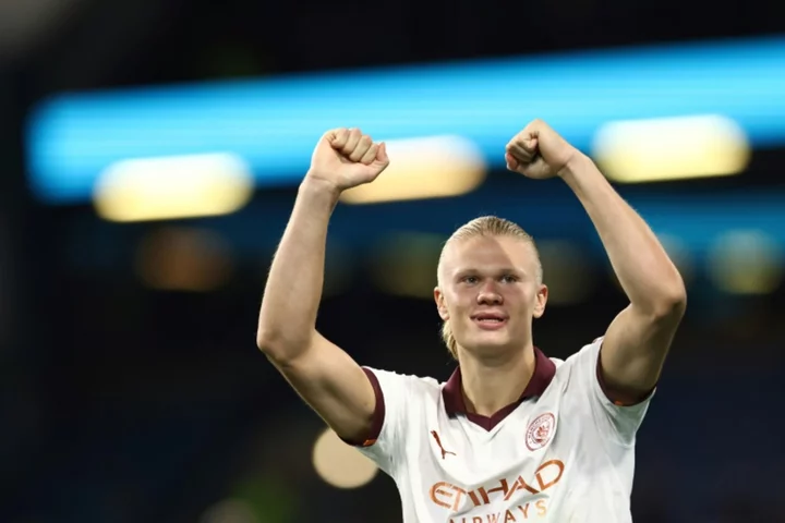 Haaland scores twice as Man City cruise to opening win at Burnley