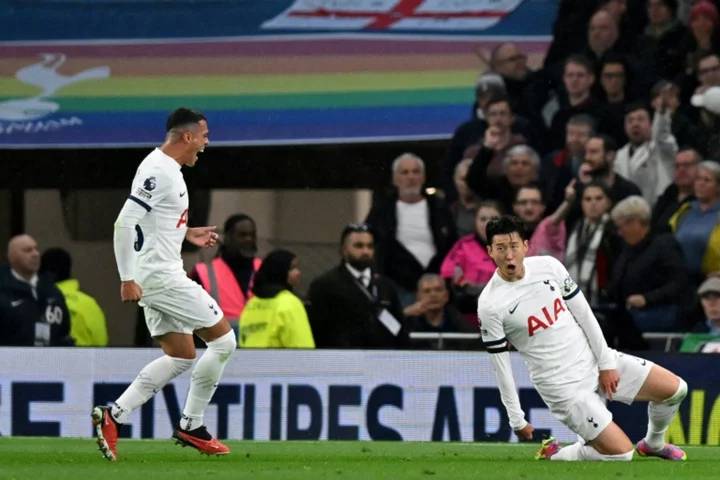 Son, Maddison star as Spurs go top of Premier League