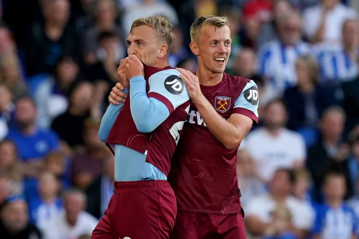 West Ham top table after impressive win at Brighton