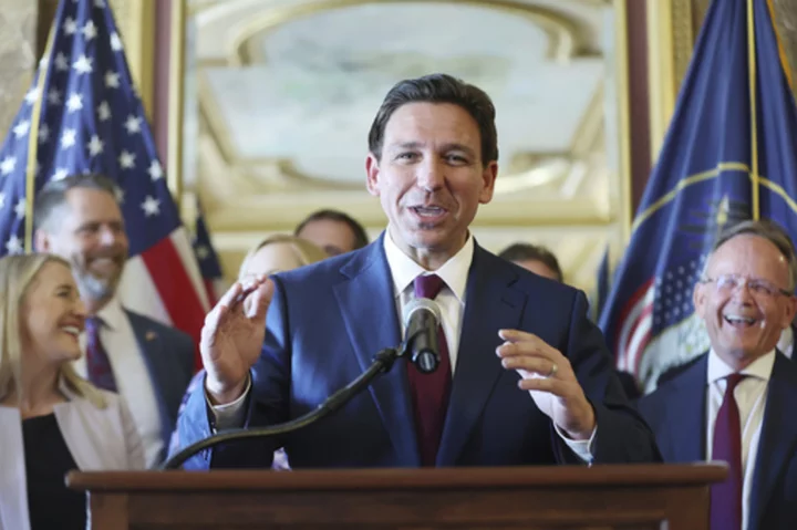 DeSantis, in deeply conservative Utah, says he's driven more by faith in God than by politics