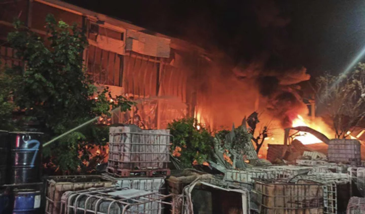 Death toll in a Taiwanese golf ball factory fire rises to 10. Four of the victims were firefighters