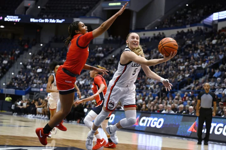 No. 2 UConn routs Dayton 102-58 in Paige Bueckers return for the Huskies