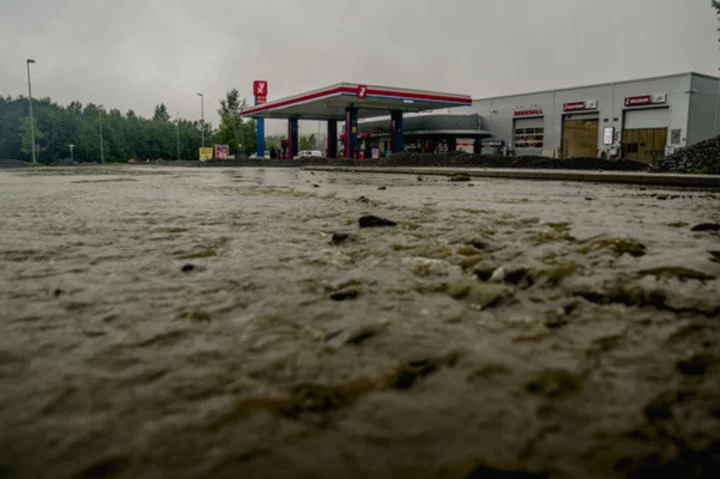 Stay inside as dangerous stormy weather lashes northern Europe, officials say. 2 people have died