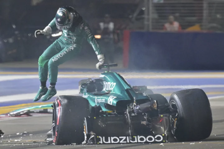 Sore Lance Stroll will sit out the Singapore Grand Prix after a heavy crash in qualifying