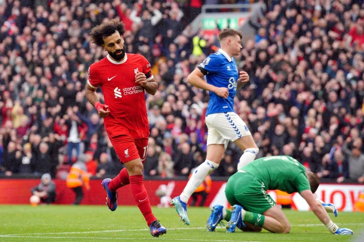 Mohamed Salah’s double helps Liverpool to another derby-day success