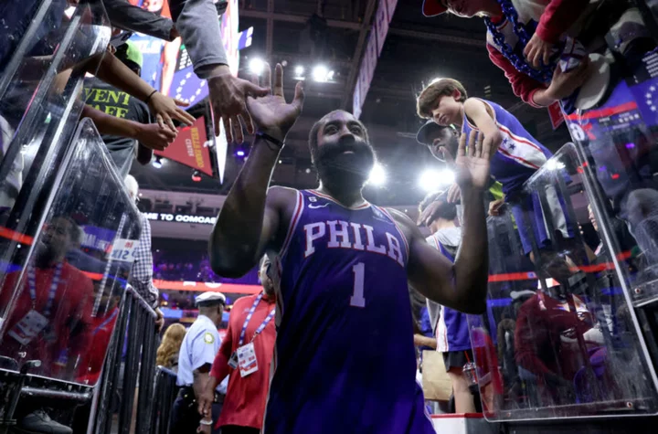 James Harden heightens Sixers, Daryl Morey feud with jersey-signing snub