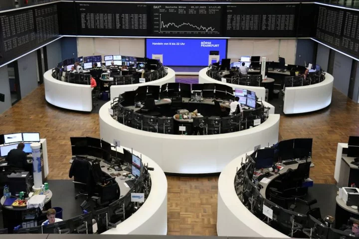 European shares turn positive as slow U.S. job growth eases rate hike fears