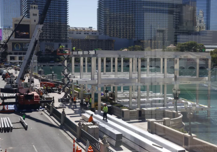 Worker killed at temporary Vegas Strip auto race grandstand construction site identified