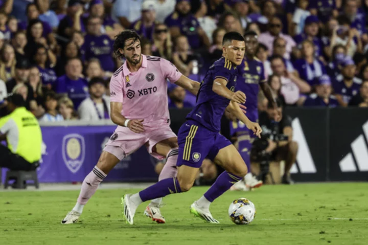 McGuire's equalizer earns Orlando City 1-1 draw with Messi-less Inter Miami