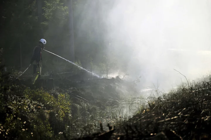 Drought and rising heat bring unusual wildfire warnings in northern Europe