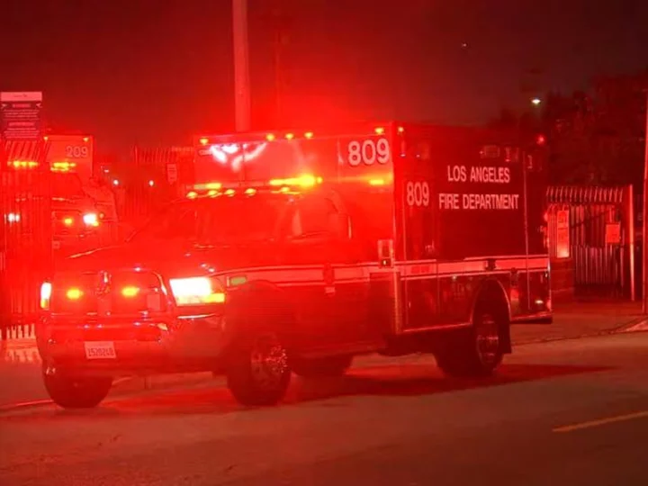 Firefighters evacuate more than 200 patients from a Los Angeles hospital after Hilary-related power outage