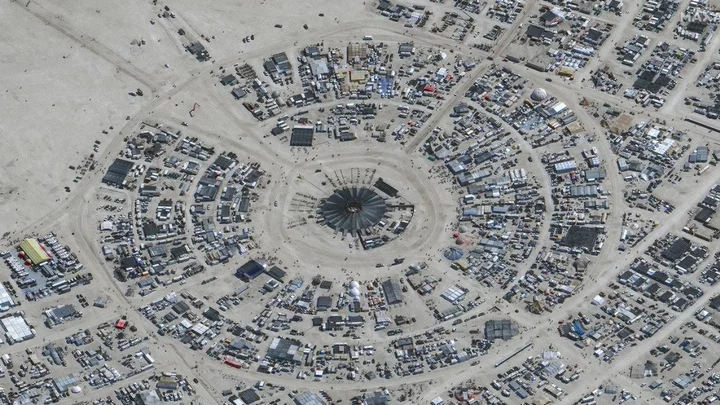 Stunning photos capture what Burning Man Festival looks like from space