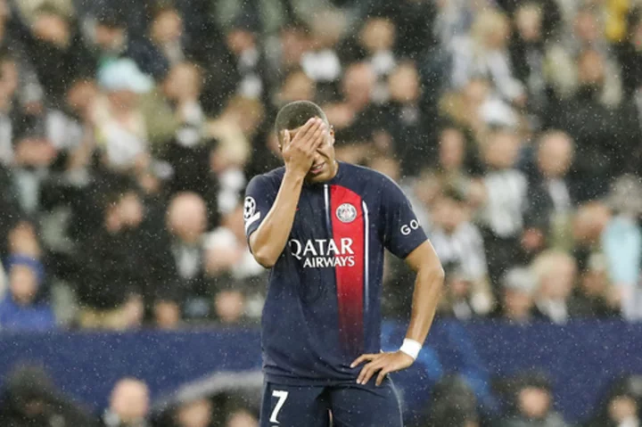 Newcastle beats Mbappé and PSG 4-1 in Champions League in statement win for Saudi-owned club