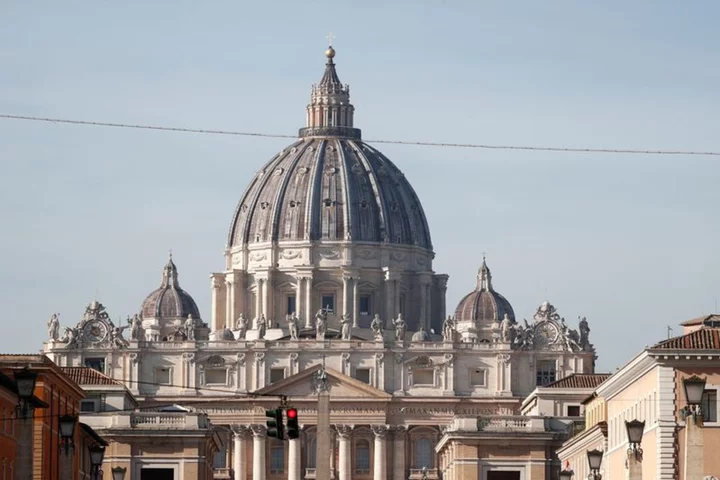 Naked man jumps on altar of St. Peter's to protest Ukraine war