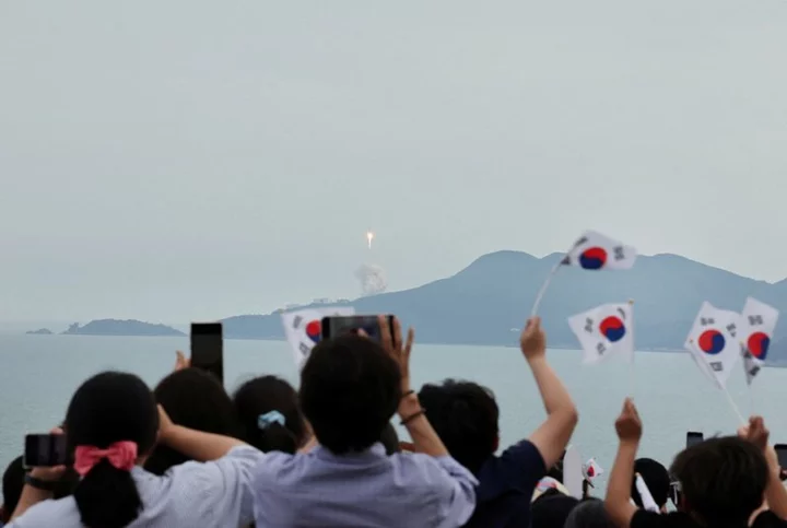 South Korea says homegrown space rocket put satellite into orbit