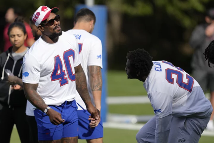 Von Miller active for Bills against Jaguars but DE Shaq Lawson and CB Christian Benford out