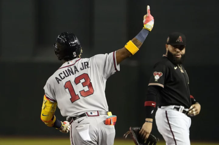 Acuña hits 464-foot homer in Braves' 5-2 win over Diamondbacks