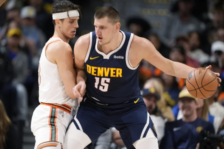 Jokic has near triple-double, leads Nuggets over Spurs, 132-120