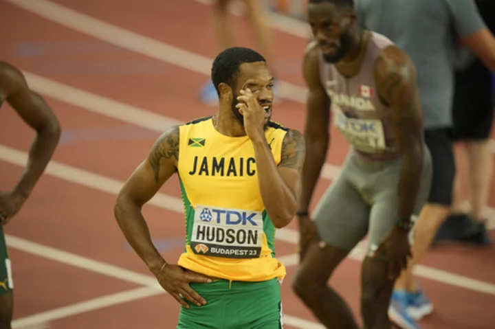 After cart crash and an 8th-place finish, Jamaican sprinter heading home to have eye checked