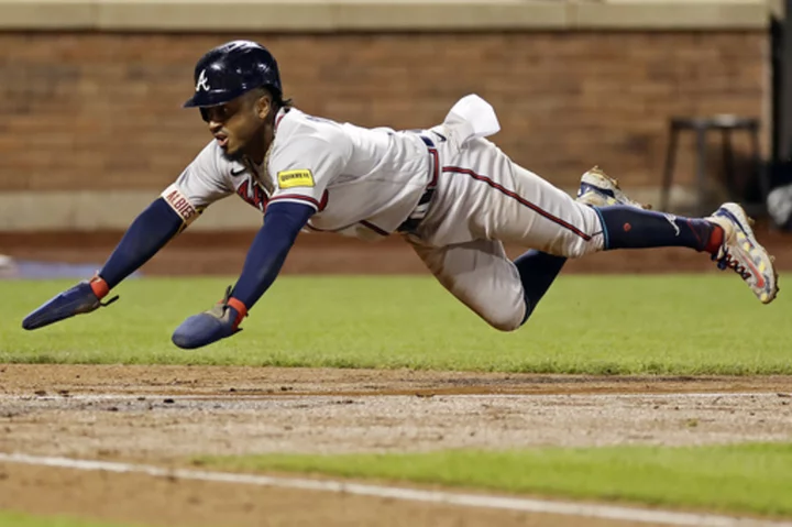 Slugging 2B Ozzie Albies activated from injured list by MLB-leading Braves