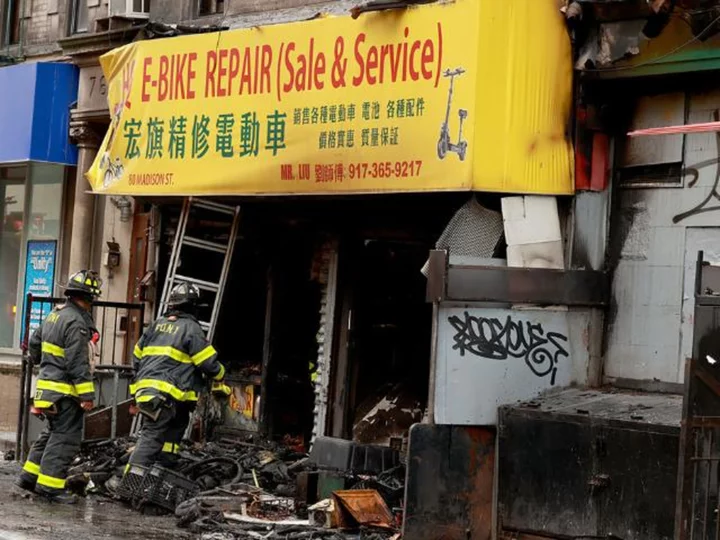 Fire that killed 4 at NYC e-bike store was caused by lithium ion batteries, fire commissioner says