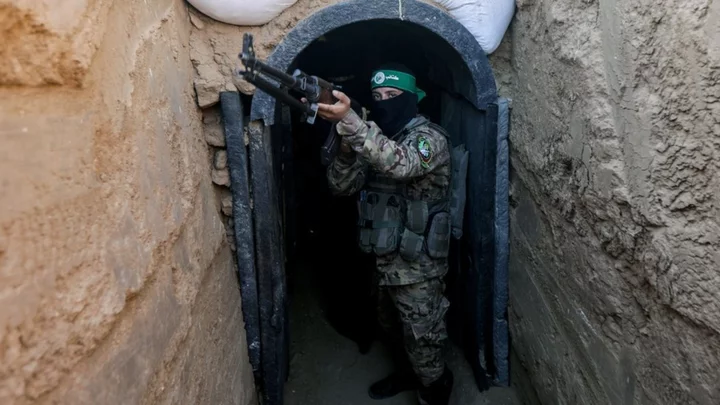 Israel targets Hamas’s labyrinth of tunnels under Gaza