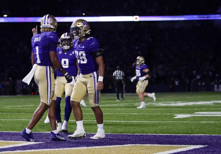 No. 8 Washington uses 45-point first half to cruise past California 59-32